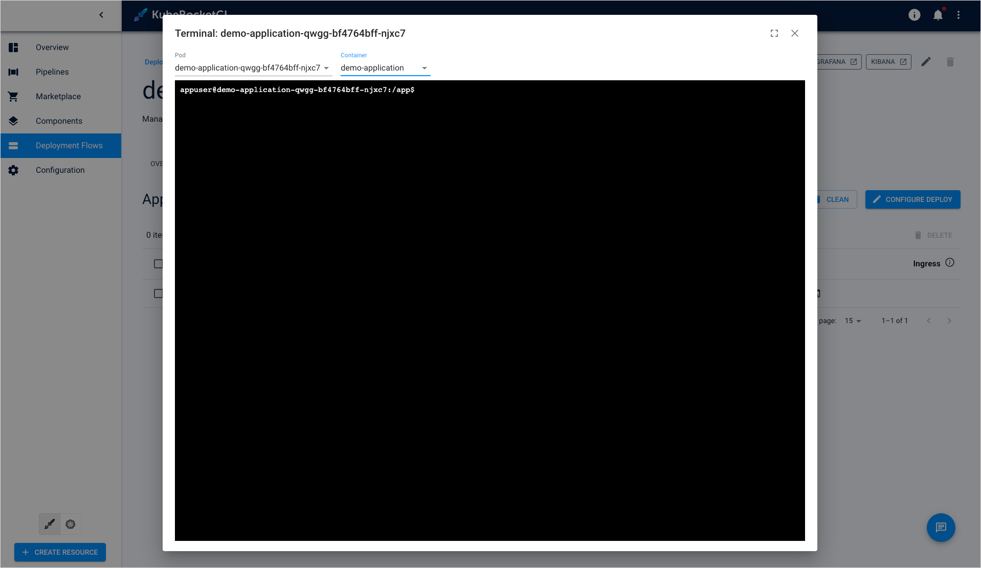 Inspect application Inspect application