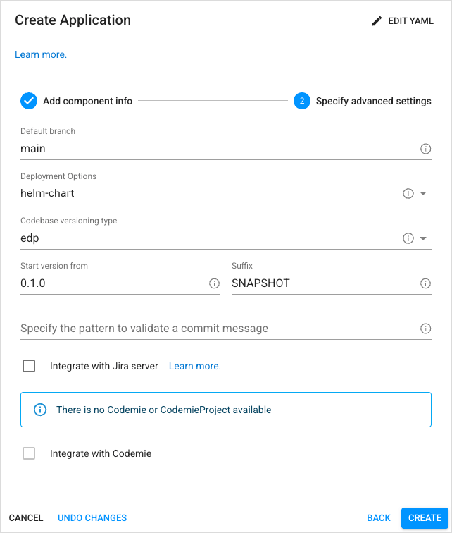 Advanced settings Advanced Settings